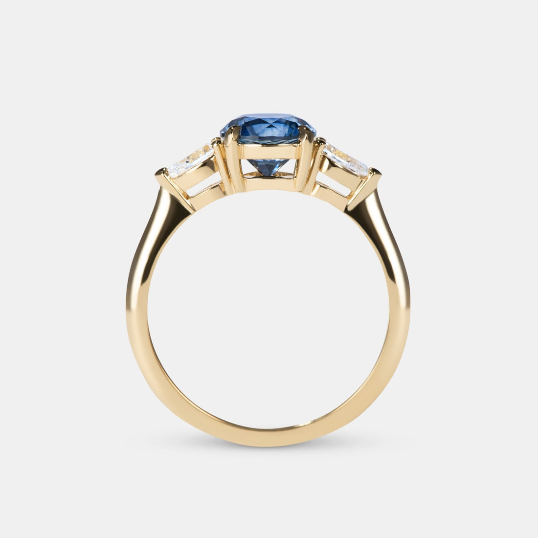 Freya diamond twist engagement ring